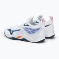 Pantofi de volei pentru bărbați Mizuno Wave Dimension alb V1GA224022 3
