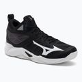 Pantofi de volei pentru bărbați Mizuno Wave Dimension Mid negru V1GA224501