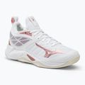 Pantofi de volei pentru femei Mizuno Wave Dimension alb V1GC224036