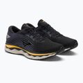 Pantofi de alergare pentru bărbați Mizuno Wave Sky 6 negru/tradewinds/gold fusion 4