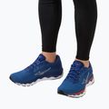 Pantofi de alergare pentru bărbați Mizuno Wave Sky 6 turcoaz mare/alb/roșii de cireș 3