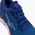 Pantofi de alergare pentru bărbați Mizuno Wave Sky 6 turcoaz mare/alb/roșii de cireș 10