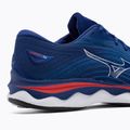 Pantofi de alergare pentru bărbați Mizuno Wave Sky 6 turcoaz mare/alb/roșii de cireș 11
