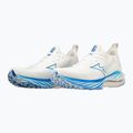 Încălțăminte de alergare pentru femei Mizuno Wave Neo Wind white/silver/peace blue 15