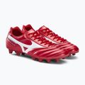 Mizuno Morelia II Club MD ghete de fotbal pentru bărbați roșu P1GA221660 4