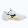 Pantofi de handbal pentru bărbați Mizuno Wave Stealth V alb X1GA180013 2