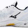 Pantofi de handbal pentru bărbați Mizuno Wave Stealth V alb X1GA180013 10