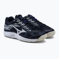 Pantofi de handbal pentru copii Mizuno Stealth Star C albastru marin X1GC2107K02 5