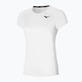 Tricou de alergare pentru femei Mizuno Two Loop 88 Tee alb 32GAA20102