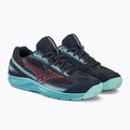 Pantofi de tenis pentru bărbați Mizuno Break Shot 4 AC albastru 61GA234012 4