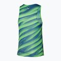 Tank top de alergat pentru bărbați Mizuno DAF Graphic Tank light green 2