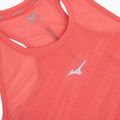 Tank top de alergat pentru femei Mizuno Aero Tank sunkissed coral 3