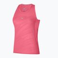 Tank top de alergat pentru femei Mizuno Aero Tank sunkissed coral