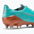 Cizme de fotbal pentru bărbați Mizuno Alpha JP Mix albastru curacao/snow white/redbsatin 9