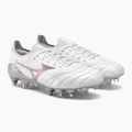 Mizuno Morelia Morelia Neo III Elite M alb/hologramă/gri rece 3c ghete de fotbal 4