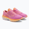 Pantofi de alergare pentru femei Mizuno Wave Rider 26 Roxy ciclamen/alb/mockorang 5
