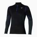 Longsleeve de alergat pentru bărbați Mizuno Wool H/Z black/surf blue