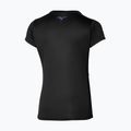 Mizuno Two Loops 8 Tee negru pentru femei 2