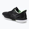 Încălțăminte de tenis pentru bărbați Mizuno Wave Exceed Tour 5 AC black/silver/techno green 3