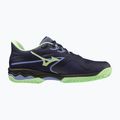 Pantofi bărbătești de padel Mizuno Wave Exceed Light 2 Padel albastru seara / verde patină / lolite 7