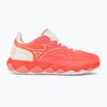 Încălțăminte de tenis pentru femei Mizuno Wave Enforce Tour CC candy coral/snow white/neon flame 2