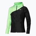 Geacă de tenis pentru bărbați Mizuno Release Hooded Jacket techno green/black