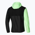 Geacă de tenis pentru bărbați Mizuno Release Hooded Jacket techno green/black 2