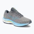 Încălțăminte de alergare pentru bărbați Mizuno Wave Inspire 19 ggray/jet blue/bolt2neon