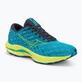 Încălțăminte de alergare pentru bărbați Mizuno Wave Inspire 19 jet blue/bolt2neon/luminous