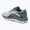 Încălțăminte de alergat pentru femei Mizuno Wave Sky 7 pblue/white/high vs pink 3