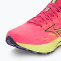 Încălțăminte de alergare pentru femei Mizuno Wave Rider 27 h-vpink/oblue/luminous 7