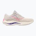 Încălțăminte de alergare pentru femei Mizuno Wave Inspire 19 snow white/ hi vis pink/ purple punch 10