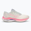 Încălțăminte de alergare pentru femei Mizuno Wave Inspire 19 snow white/ hi vis pink/ purple punch 2