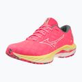 Încălțăminte de alergare pentru femei Mizuno Wave Inspire 19 hi vis pink/ snow white/ luminous 8