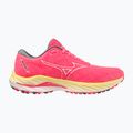 Încălțăminte de alergare pentru femei Mizuno Wave Inspire 19 hi vis pink/ snow white/ luminous 9