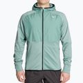 Jachetă de alergat pentru bărbați Mizuno Warmalite Hybrid FZ mineral blue/black