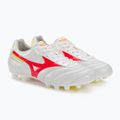 Mizuno Morelia II Elite MD ghete de fotbal pentru bărbați alb/flery coral2/bolt2 4