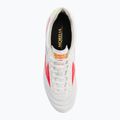 Mizuno Morelia II Elite MD ghete de fotbal pentru bărbați alb/flery coral2/bolt2 6