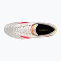 Mizuno Morelia II Elite MD ghete de fotbal pentru bărbați alb/flery coral2/bolt2 10