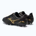 Ghete de fotbal Mizuno Morelia Neo IV Pro MD pentru bărbați, negru/auriu/negru 3