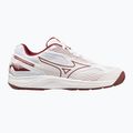 Încălțăminte de volei pentru femei Mizuno Cyclone Speed 4 white/cabermet/mp gold 8