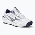 Încălțăminte de handbal pentru copii Mizuno Stealth Star 2 Jr white/blueribbon/mpgold