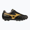 Încălțăminte de fotbal pentru copii Mizuno Morelia II Club Jr AG black/gold/dark shadow