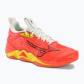 Pantofi de volei pentru bărbați Mizuno Wave Momentum 3 neon flame / negru / bolt2 neon