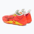 Pantofi de volei pentru bărbați Mizuno Wave Momentum 3 neon flame / negru / bolt2 neon 4