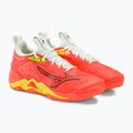 Pantofi de volei pentru bărbați Mizuno Wave Momentum 3 neon flame / negru / bolt2 neon 5