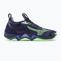 Pantofi de volei pentru bărbați Mizuno Wave Momentum 3 evening blue / tech green / lolite 2