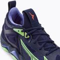 Pantofi de volei pentru bărbați Mizuno Wave Momentum 3 evening blue / tech green / lolite 10