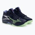 Pantofi de volei pentru bărbați Mizuno Thunder Blade Z Mid albastru seara / verde tehnic / lolite 5