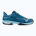 Încălțăminte de tenis pentru bărbați Mizuno Wave Exceed Light 2 AC moroccan blue / white / bluejay 8